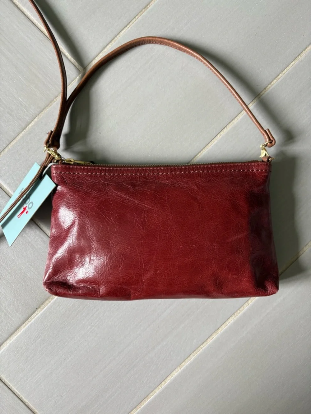 HOBO Darcy Crossbody Polished Leather | Crossbody and Shoulder Bag
